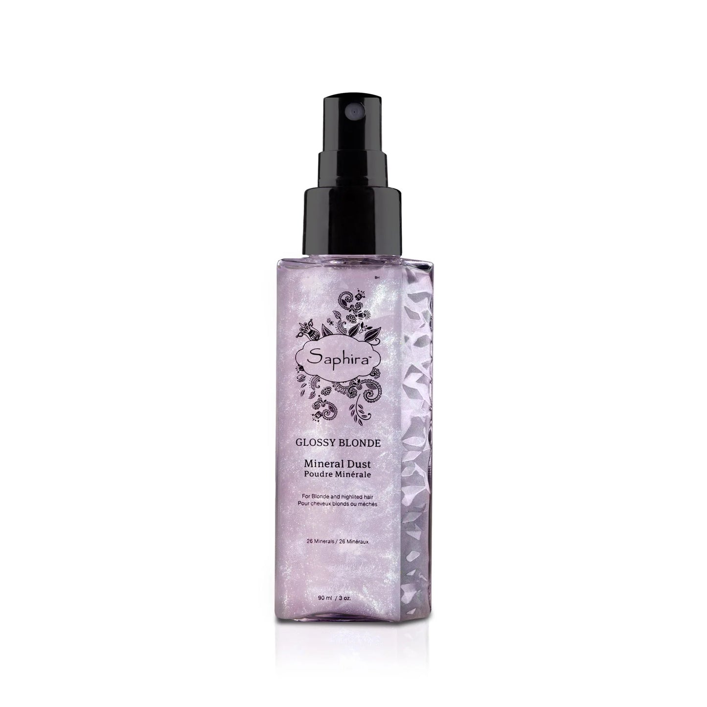 Mineral dust shimmer spray