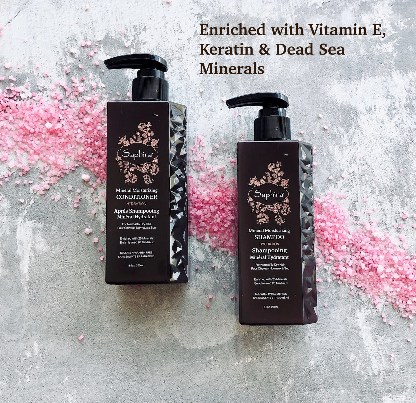 Saphira Moisturise & Strength set