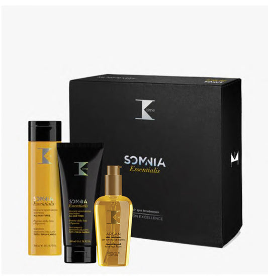 K-Time Essntialis moisturising product set + FREE Brush
