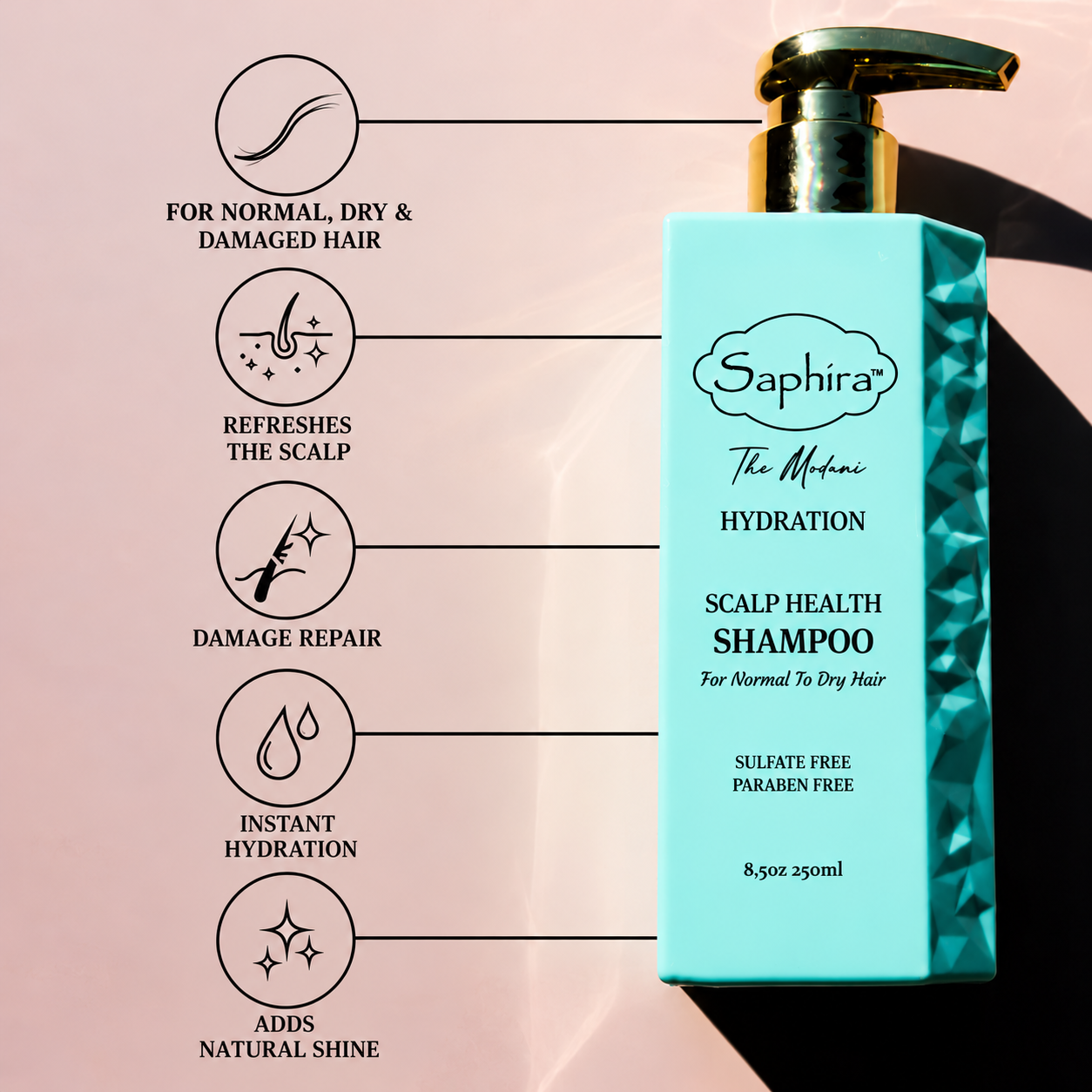 Saphira Deep hydration Shampoo