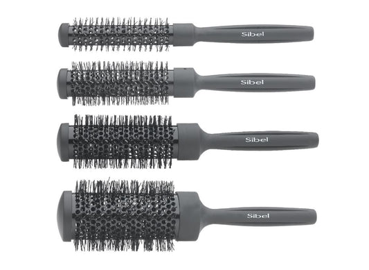 Professional anti static heat retaining brush set